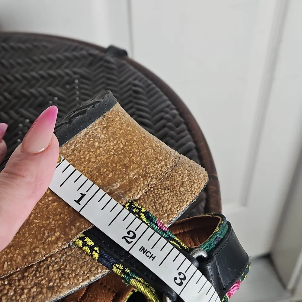 BIRKENSTOCK Papillio Eve Mash ankle wrap wedge sandals US 7 - Picture 10 of 10